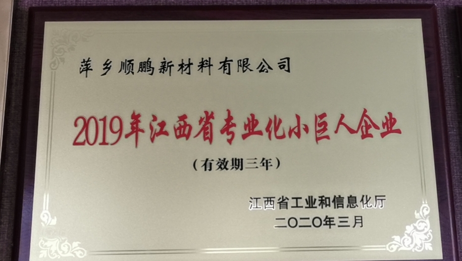 小巨人榮譽證書